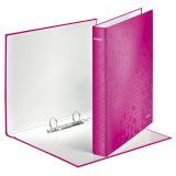 Leitz WOW Binder A4 Maxi 2 D-Rings 25mm Pink