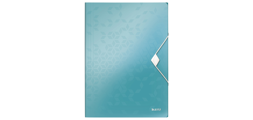 Leitz WOW A4 Elastic Folder 3 Flaps PP Mint