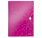 Trieur Leitz WOW pour A4 6 compartiments PP rose