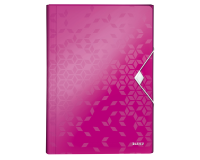 Trieur Leitz WOW pour A4 6 compartiments PP rose