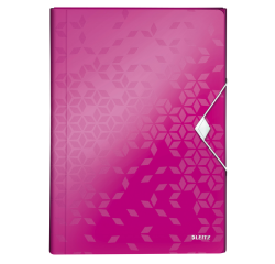 Trieur Leitz WOW pour A4 6 compartiments PP rose