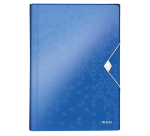 Trieur Leitz WOW pour A4 6 compartiments PP bleu