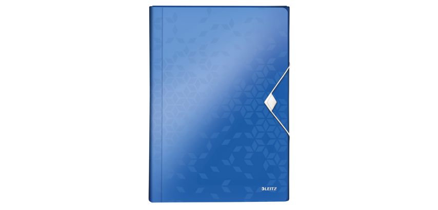 Leitz WOW Sortierer für A4 6 Fächer PP Blau