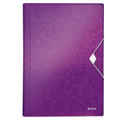 Trieur Leitz WOW pour A4 6 compartiments PP violet