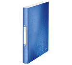 Leitz WOW A4 Ring Binder 2 Rings Mech- Ø 25mm PP Blue