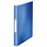 Leitz WOW A4 Ring Binder 2 Rings Mech- Ø 25mm PP Blue