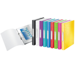 Leitz WOW A4 Ring Binder 2 Rings Mech- Ø 25mm PP Blue