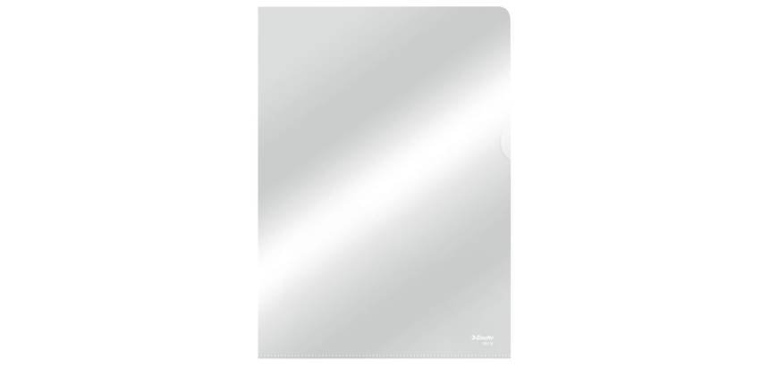Insteekmap L-model Esselte standaard copy safe 0.11mm PP  A4 transparant 10 stuks