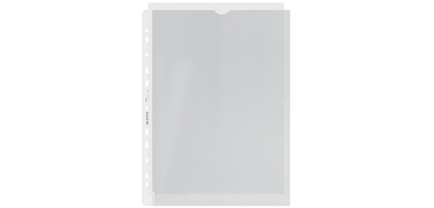 Showtas Leitz Premium links open 0.13mm PP A4 transparant 100 stuks