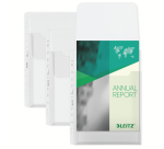 Harmonica showtas Leitz Premium met bovenklep copy safe PP A4  glashelder 5 stuks