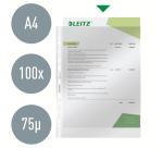 Leitz Premium Standard Copy Safe Sleeve A4 PP 0.08mm Transparent 100 Pieces