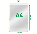 Leitz Premium Standard Copy Safe Sleeve A4 PP 0.08mm Transparent 100 Pieces