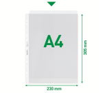 Showtas Leitz Premium copy safe 0.13mm PP A4 100 stuks