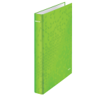 Classeur Leitz WOW A4 Maxi 4 anneaux méc-D 25mm vert