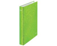 Ringband Leitz WOW A4 maxi 4-rings D-mechaniek 25mm groen