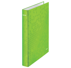 Classeur Leitz WOW A4 Maxi 4 anneaux méc-D 25mm vert