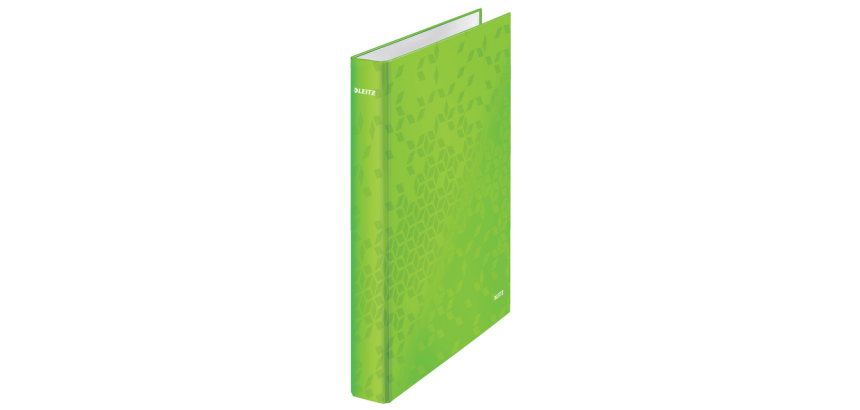 Classeur Leitz WOW A4 Maxi 4 anneaux méc-D 25mm vert