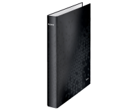 Classeur Leitz WOW A4 Maxi 4 anneaux méc-D 25mm noir