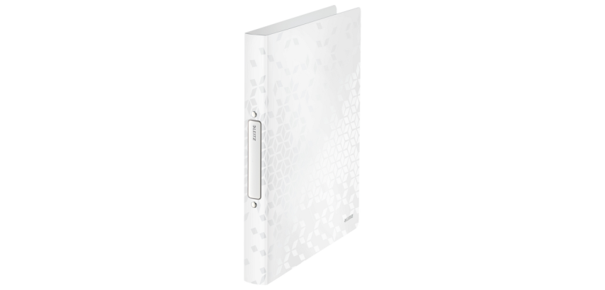 Leitz WOW A4 Binder 2-Ring Mech- O 25mm PP White