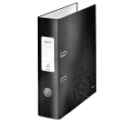 Ordner Leitz Wow 180° gelamineerd 80mm A4 zwart