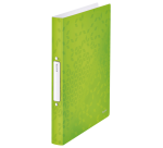 Ringband Leitz WOW A4 2-rings O-mechaniek 25mm PP groen