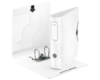 Classeur à levier Leitz WOW Active 180° A4 80mm PP blanc