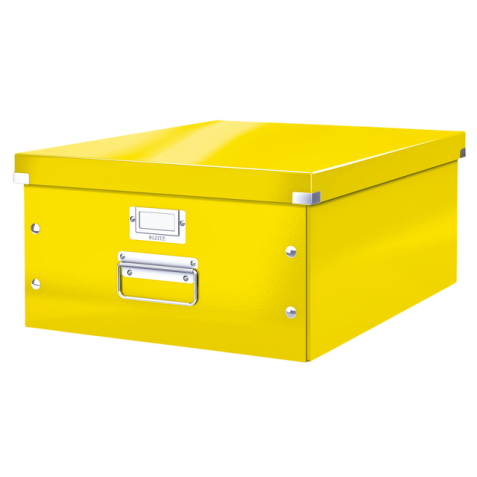 Boîte de rangement Leitz Click & Store WOW 369x200x482mm jaune