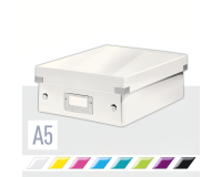 Boîte à compartiments Leitz Click & Store WOW carton recyclé 220x100x282mm blanc