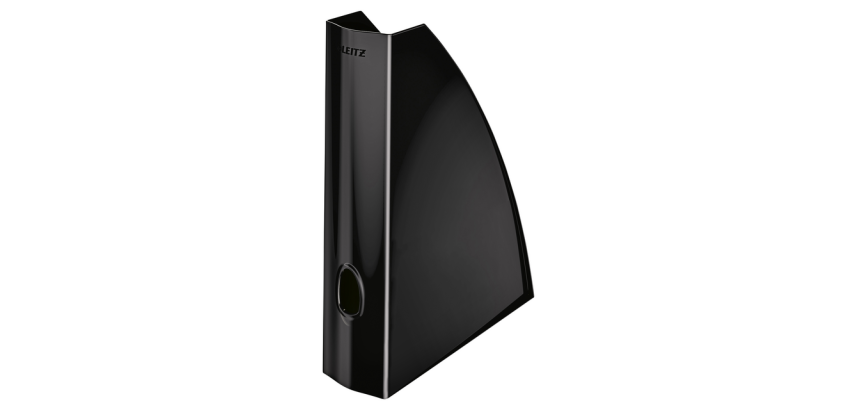 Leitz WOW black magazine rack