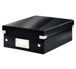 Boîte à compartiments Leitz Click & Store WOW carton recyclé 220x100x282mm noir
