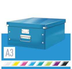 Boîte de rangement Leitz Click & Store WOW 369x200x482mm bleu