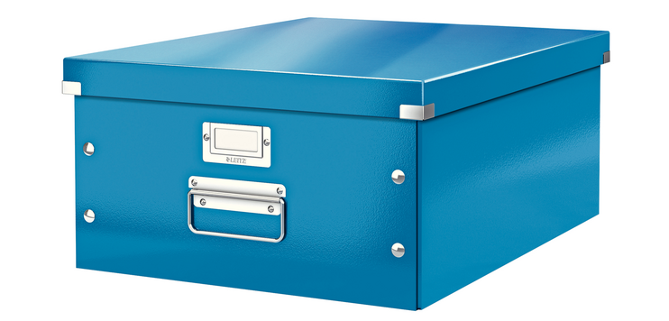 Leitz Click & Store WOW Aufbewahrungsbox 369x200x482mm blau