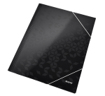 Elastic Folder WOW, A4, cardboard, pearl