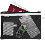 Leitz WOW Folder, L, 2 compartments, black