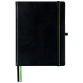 Cahier Leitz Complete 187x242mm ligné 160 pages 100g noir