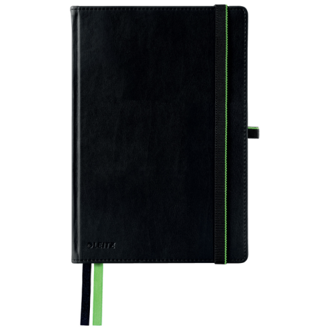 Cahier Leitz Complete A5 ligné 160 pages 100g noir