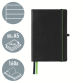 Notitieboek Leitz Complete A5 lijn 160 pagina's 100gr zwart
