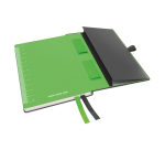 Cahier Leitz Complete A6 ligné 160 pages 100g noir