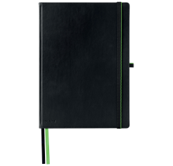 Notitieboek Leitz Complete A4 lijn 160 pagina's 100gr zwart