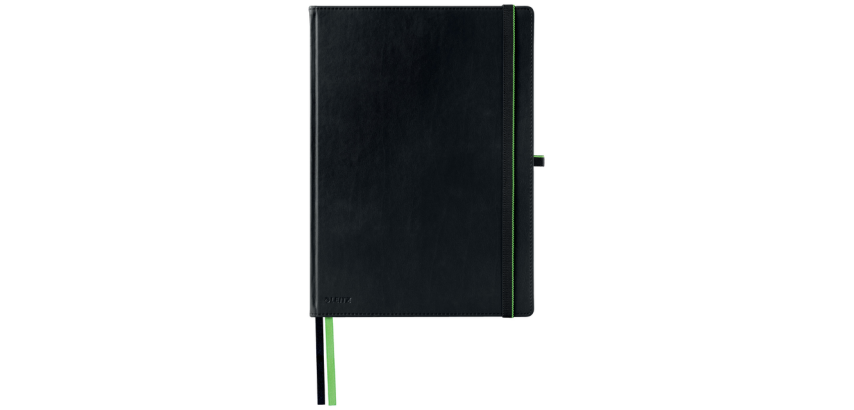 Leitz Complete Heft A4 liniert 160 Seiten 100g schwarz