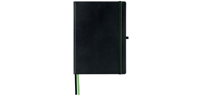 Notitieboek Leitz Complete A4 lijn 160 pagina's 100gr zwart