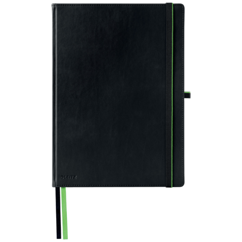Cahier Leitz Complete A4 ligné 160 pages 100g noir