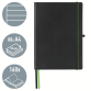 Cahier Leitz Complete A4 ligné 160 pages 100g noir