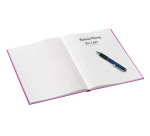 Notitieboek Leitz WOW A4 160 pagina's 90gr lijn roze