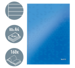 Cahier Leitz WOW A4 ligné 160 pages 90g bleu