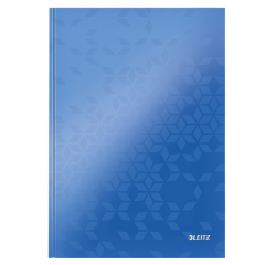 Cahier Leitz WOW A4 ligné 160 pages 90g bleu