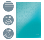 Cahier Leitz WOW A4 ligné 160 pages 90g menthe