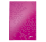 Cahier Leitz WOW A5 ligné 160 pages 90g rose