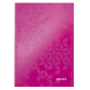 Cahier Leitz WOW A5 ligné 160 pages 90g rose