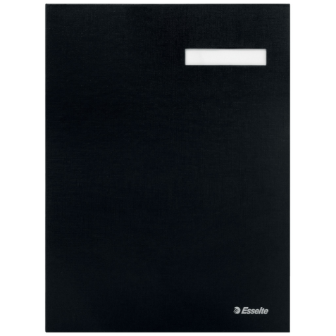 Parapheur Esselte carton 20 intercalaires noir